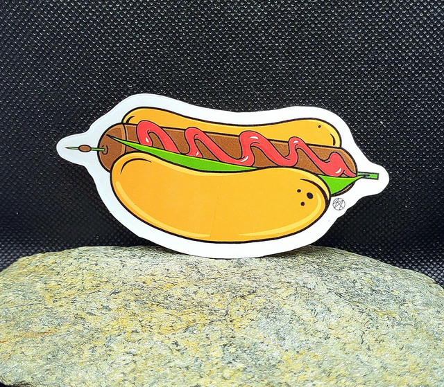 Sticker &quot;Quenouilledog&quot;
