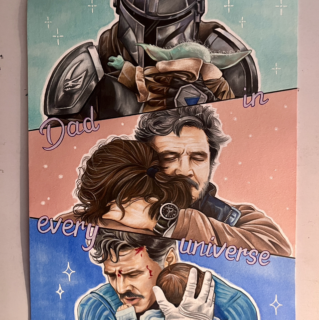 Dad in every universe print 