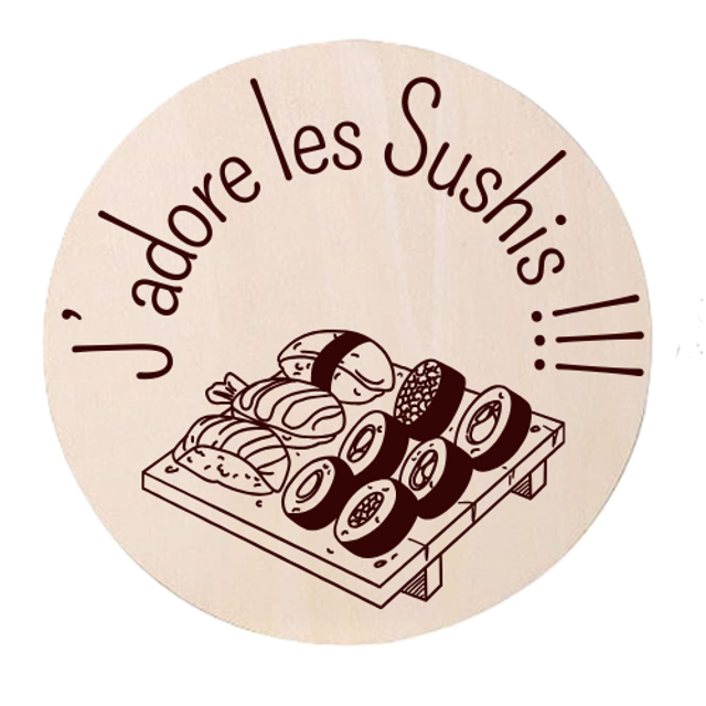 Disque accessoire - Collection spéciale &quot;Nourriture&quot; pour panneau de porte interchangeable By Romalysa