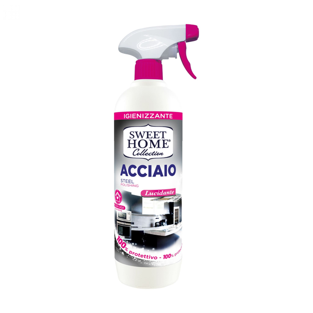 SWEET HOME SGRASSATORE SPRAY ACCIAIO LUCIDANTE/650ML