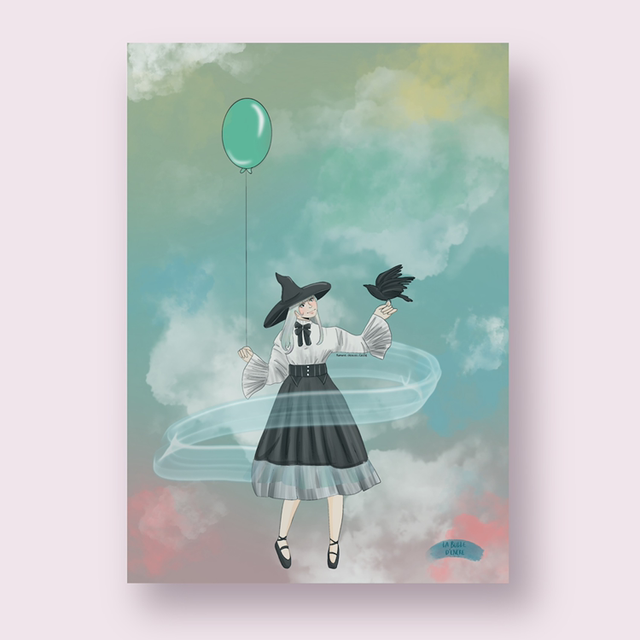 Illustration « Lili-Rose » A4