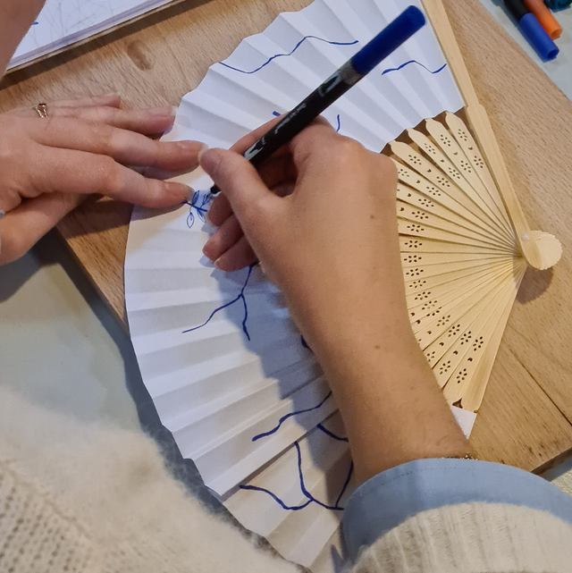 Atelier peinture sur éventail MER. 14 Mai 14h-16h30 