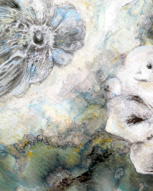 Tirage encadré "Errance onirique n°4 - détail n°1"