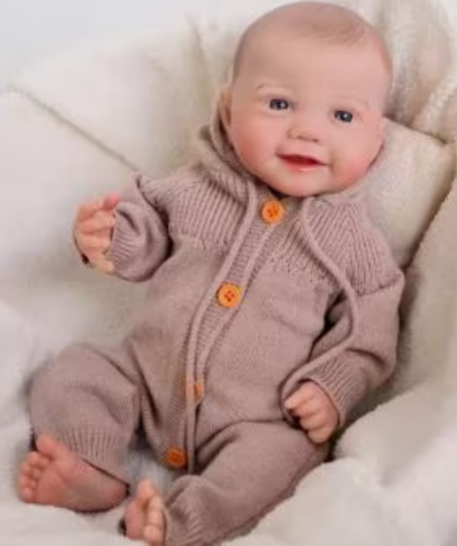 Realistische baby pop levensecht Kinsley (48cm)