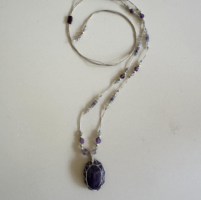 Sautoir Améthyste 