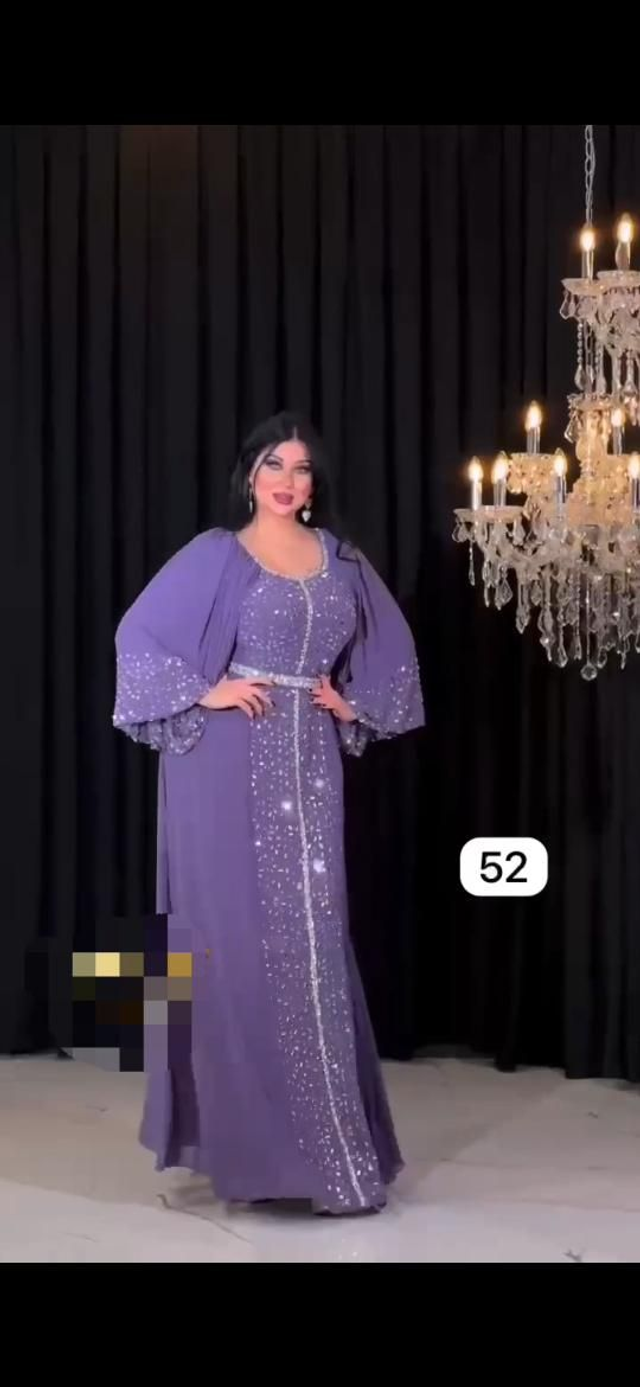 Robe de Soirée Violet Mauve Collection / Réf : RMSRJ10