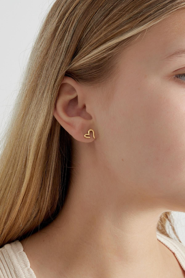 Boucles d'oreilles coeur 