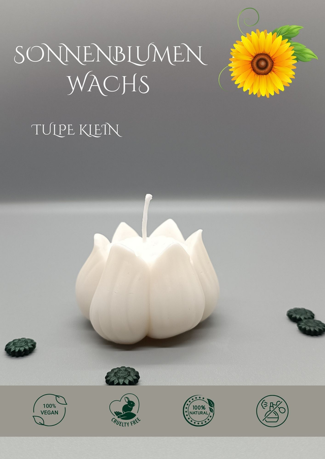 Sonnenblumenwachs Kerze Tulpe