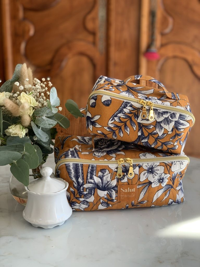 Trousse de toilette ouverture à plat