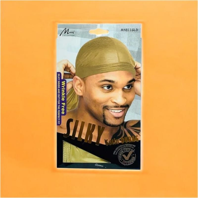 Murry Collection Silky Satin Durag – Gold | Hair Styling & Protection