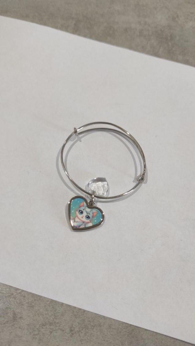 Bracelet coeur personnalisé 