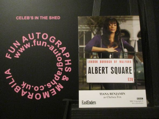 Tiana Benjamin (Chelsea Fox) Original EastEnders Cast Card