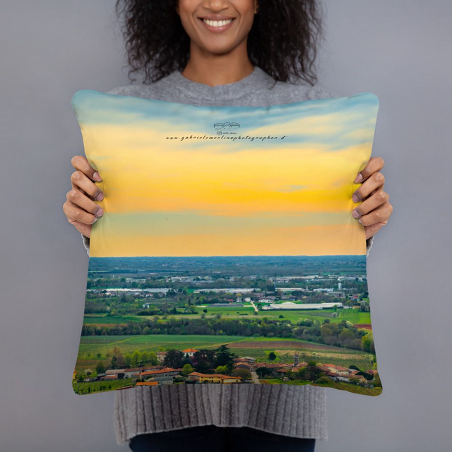  Cuscino sunset landscape 