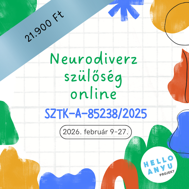Neurodiverz szülőség – online kurzus