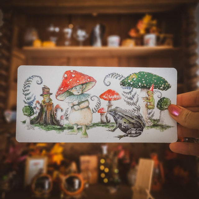 Carte &quot;Troll champignon&quot; 🍄