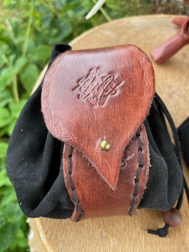 Besace en cuir véritable