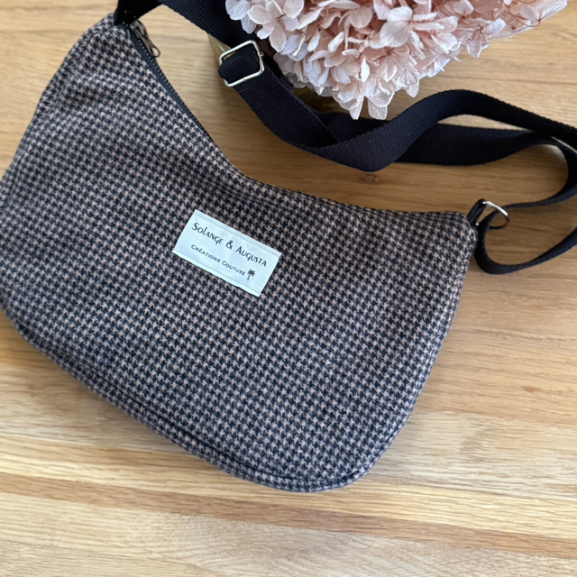 Sac baguette Édimbourg Brown