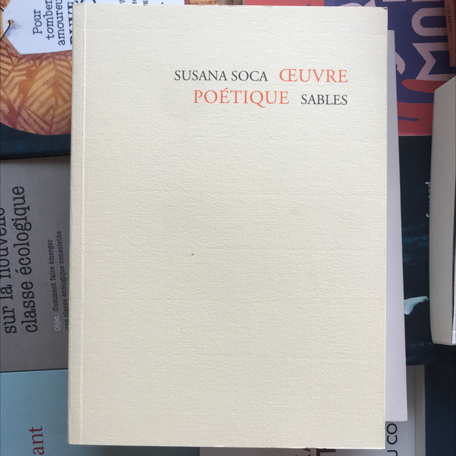 SOCA Susana - Œuvre poétique 