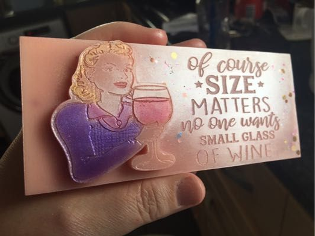 Wine Lady Silicone Mould 