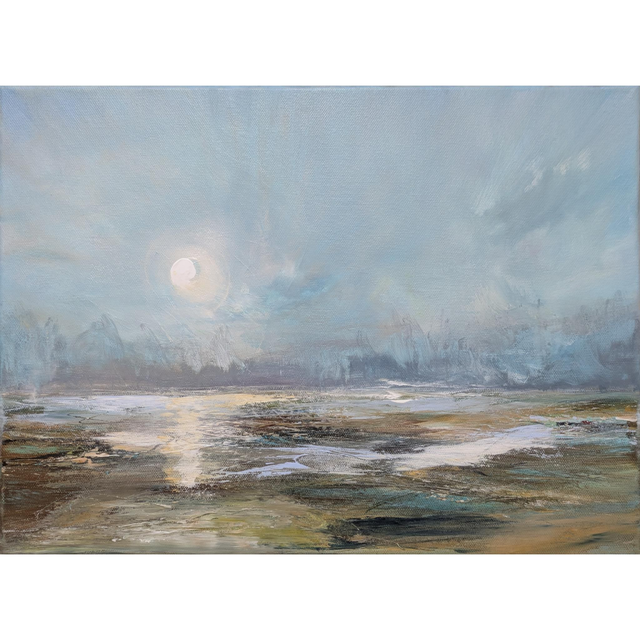 Misty landscape Giclee print