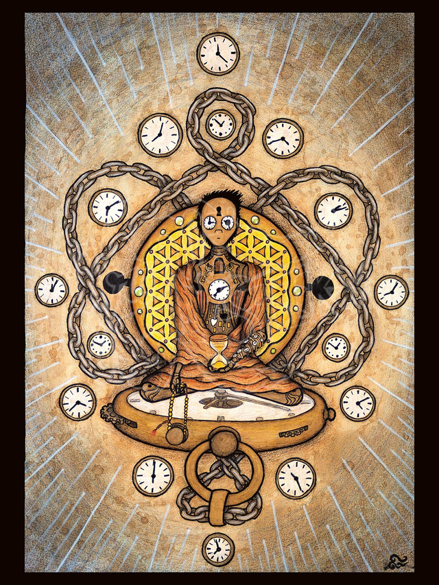 &quot;Time Buddha&quot; Print