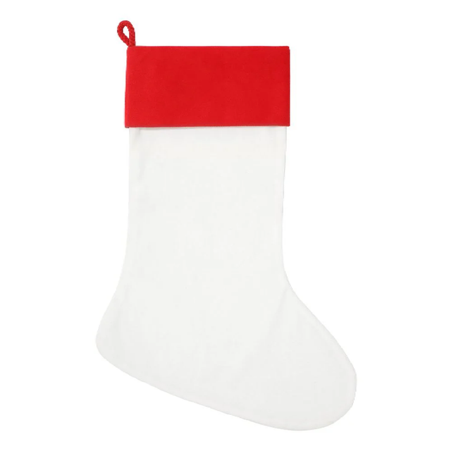Charpie Red Christmas Stocking - 30 x 45 cm