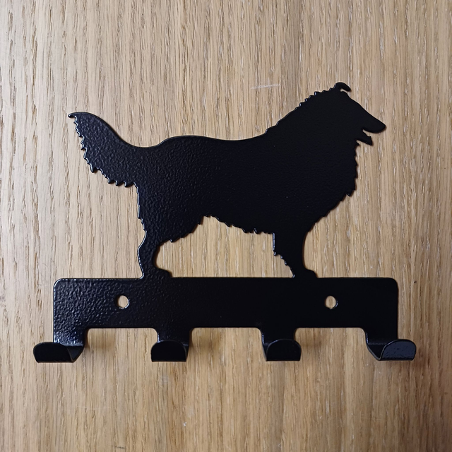 Rough Collie Key Hook