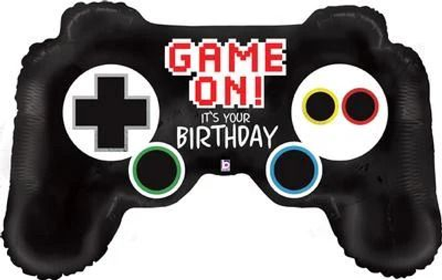 36" GAME CONTROLLER BIRTHDAY FOIL