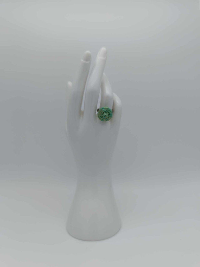 Bague en porcelaine froide Petite fleur