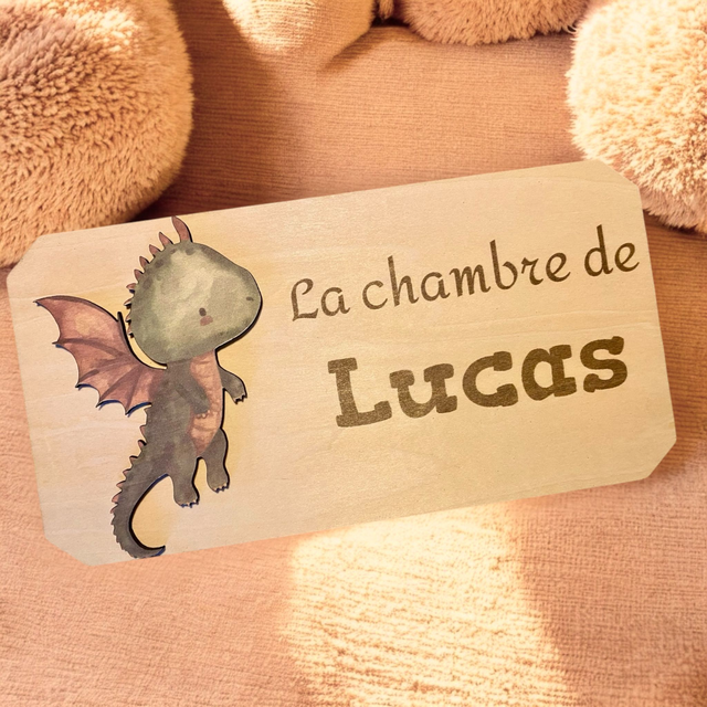 Décoration murale dragon chambre bébé 