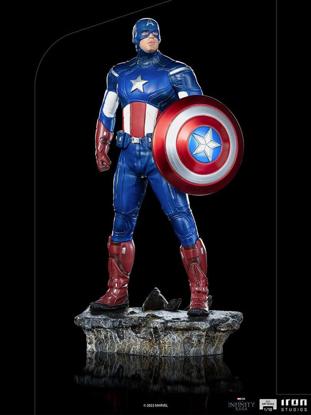 Captain America battle NY-Statue BDS Art Scale 1/10 23cm-INFINITY SAGA Paga in 3 Rate Senza Interessi con PayPal!