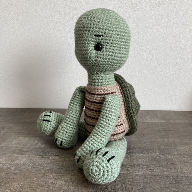 Peluche Willy la Tortue au crochet