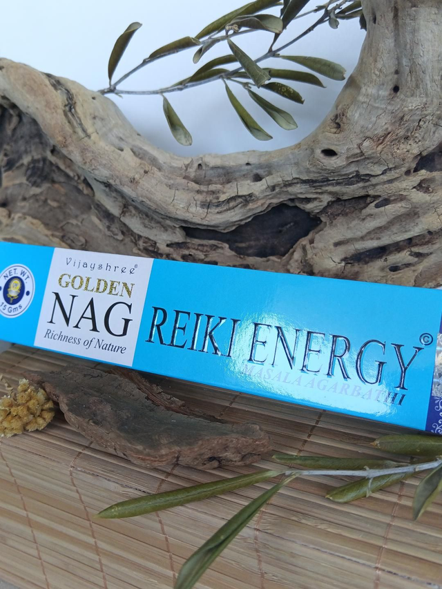 Encens GOLDEN NAG "Reiki Energy" - Energie et sérénité
