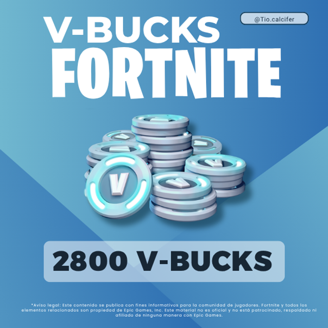 Recarga 2800 V-Bucks Fortnite