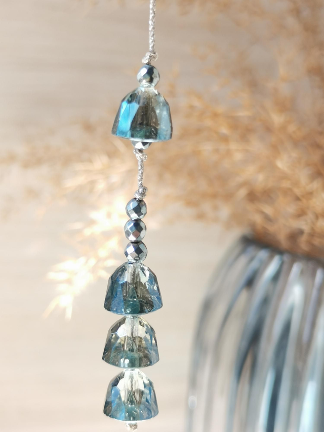 Boucles d'oreilles Venezia asymétriques argentées