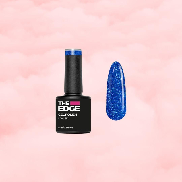 The Edge - The Ocean Blue Glitter Gel Polish 8ml