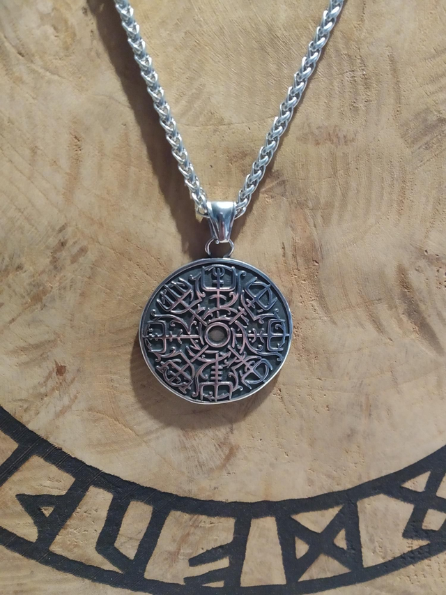 Collier viking acier inoxydable 