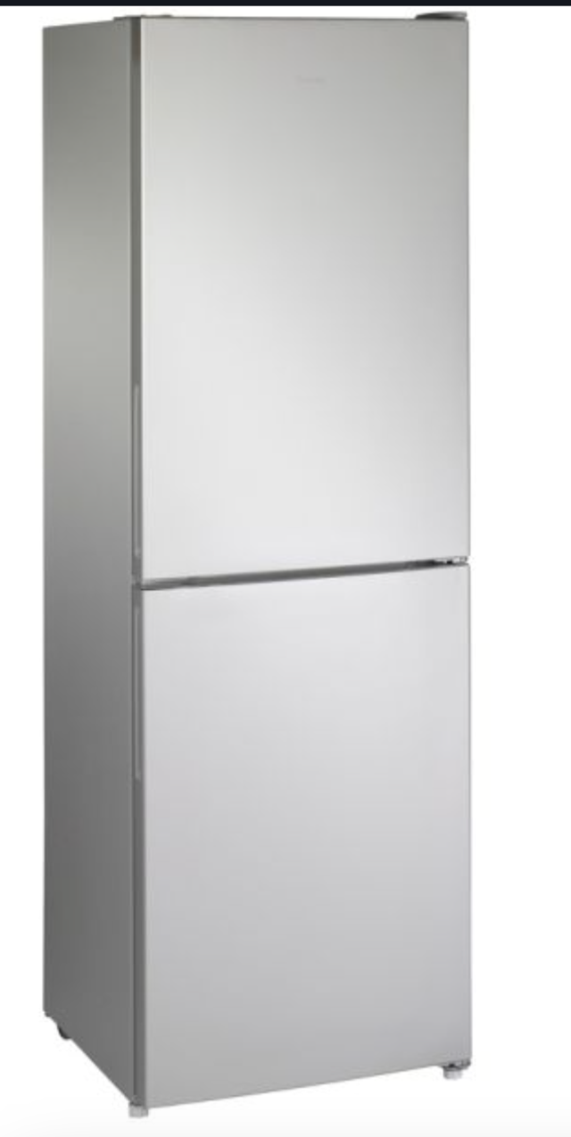 Teknix FF1860S Fridge Freezer F/Free 60Cm Silver