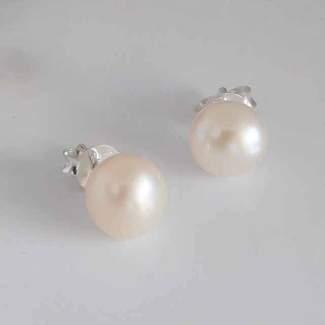 Pendientes de plata 925 y perlas