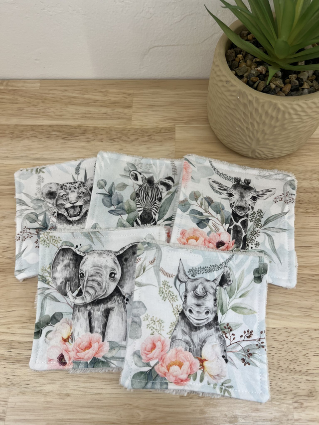 Lingettes savane - lot de 5