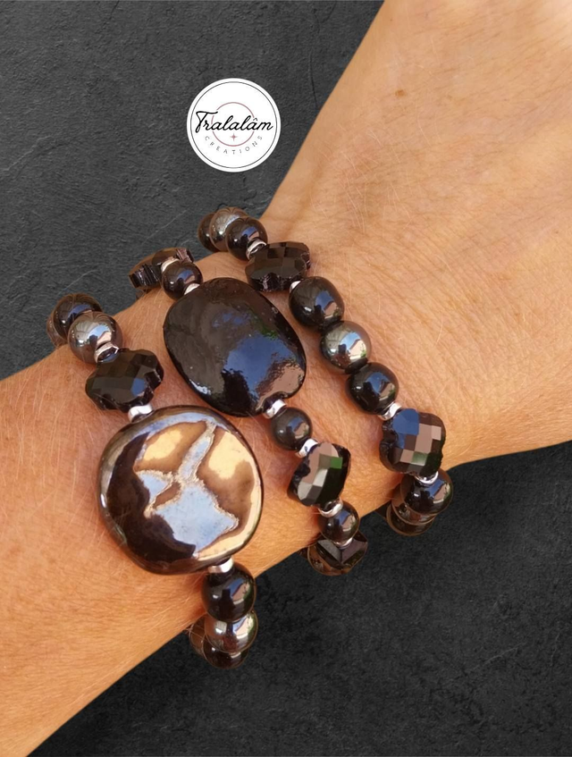 ✨Ensemble Triptyque Ébène Lumière ✨