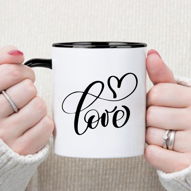 MUG BICOLOR BLANC/NOIR