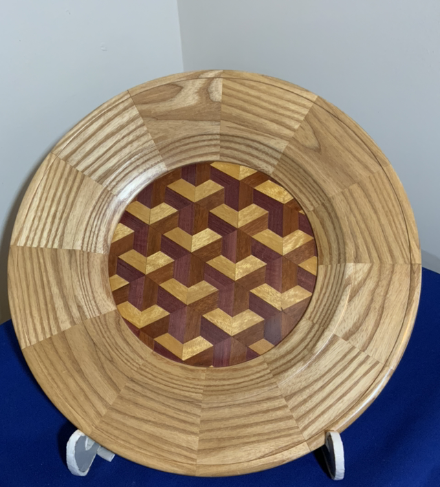 Optical illusion Plate