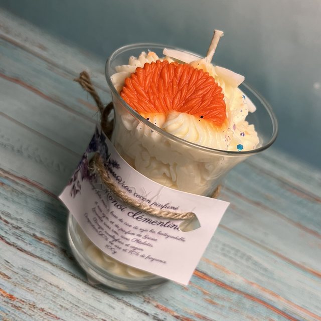 Bougie exquise monoi clémentine