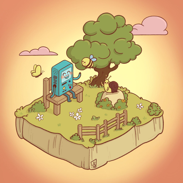 BMO (Adventure Time) art print