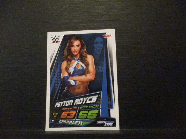 Peyton Royce - Smackdown Live Slam Attax Universe Original Trading Card #91