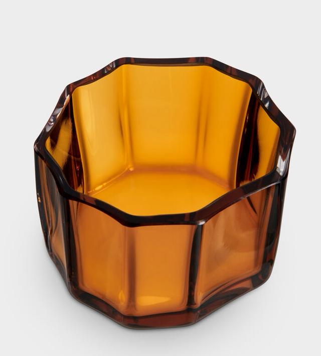 Orrefrors Reed Votive Amber 45 mm