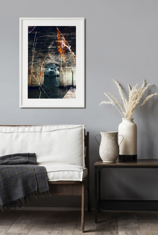 création, photographie expérimental : "seine-Paris" : le passage