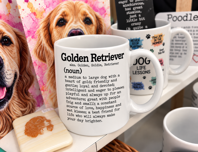 Dog Breed Definition Mug – Golden Retriever | Funny Dog Lover Gift