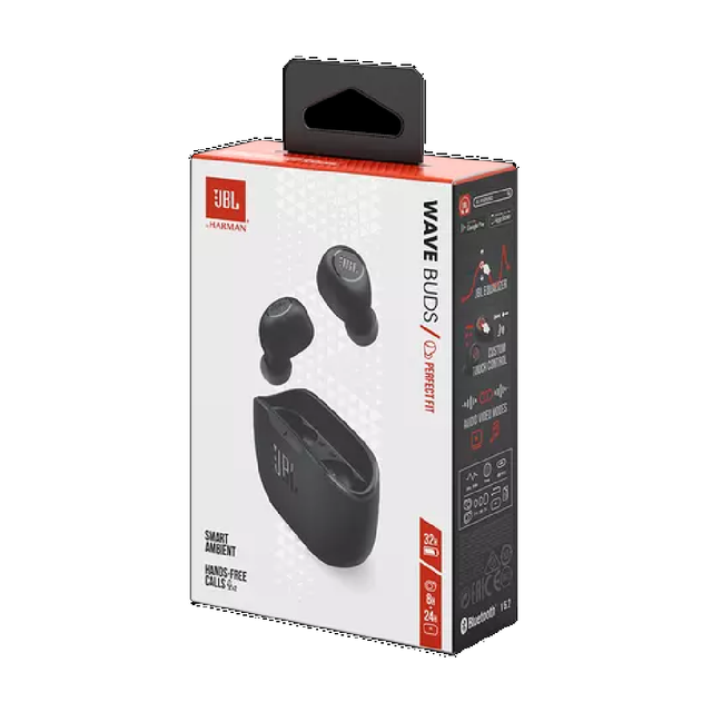 Audífonos bluetooth True Wireless JBL Wave Buds